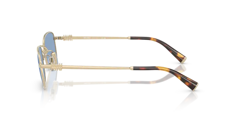 Miu Miu Occhiali da sole Donna Blu 845905 miniatura 3