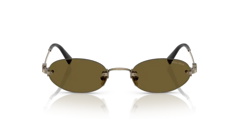 Miu Miu Occhiali da sole Donna Marrone 845912 miniatura 2