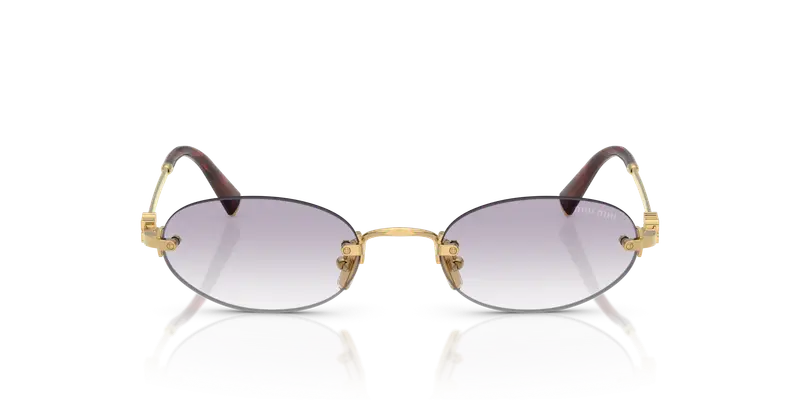 Miu Miu Occhiali da sole Donna Grigio 845914 miniatura 2