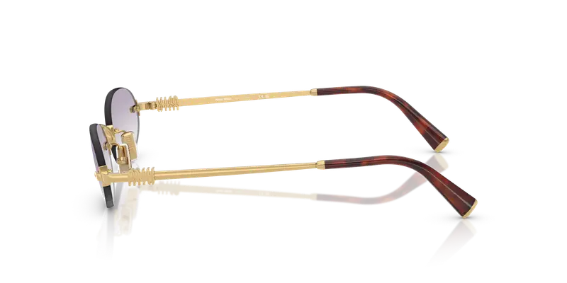 Miu Miu Occhiali da sole Donna Grigio 845914 miniatura 3