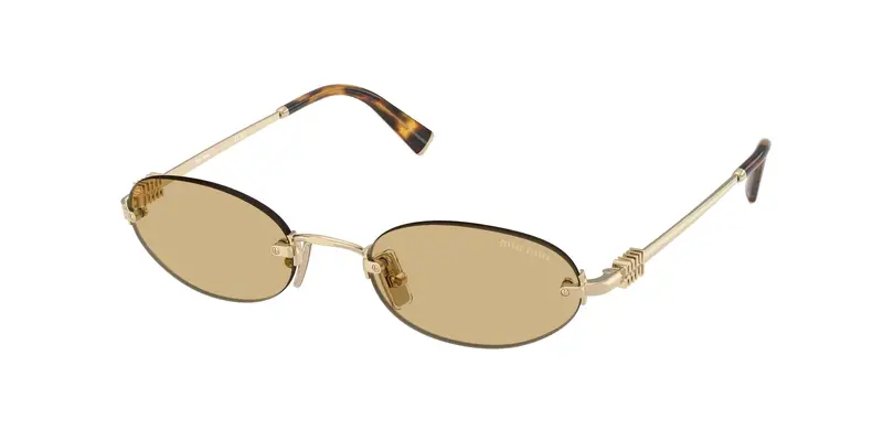 Miu Miu Occhiali da sole Donna Oro 847755