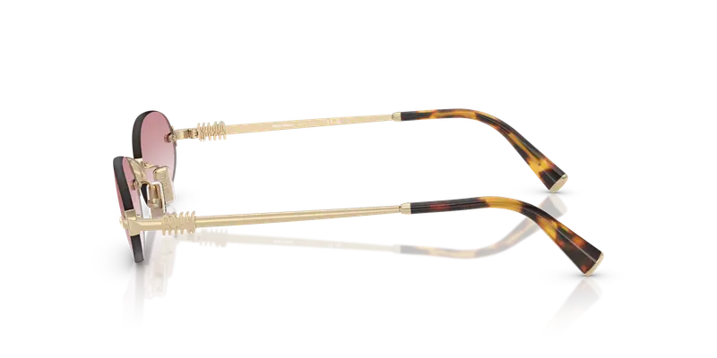 Miu Miu Occhiali da sole Donna Rosa 845917 miniatura 3