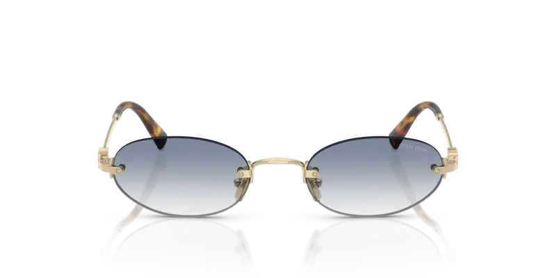 Miu Miu Occhiali da sole Donna Blu 845918 miniatura 2