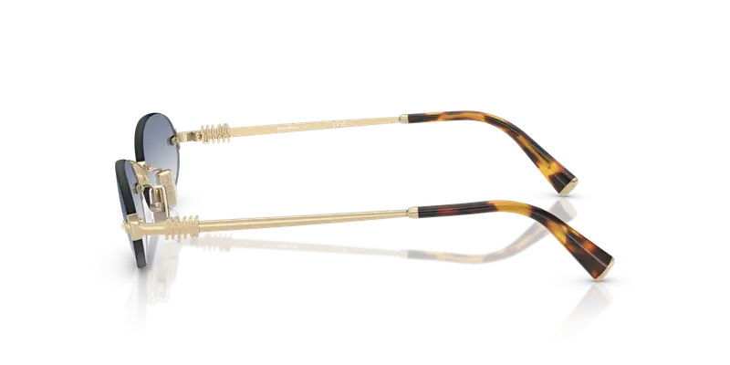 Miu Miu Occhiali da sole Donna Blu 845918 miniatura 3