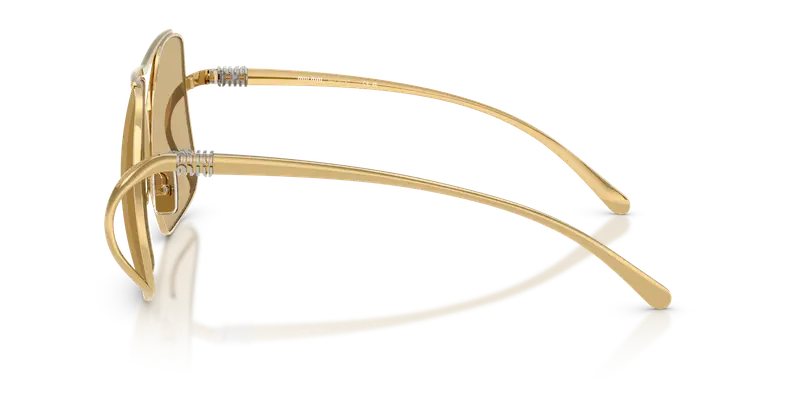 Miu Miu Occhiali da sole Donna Giallo 847793 miniatura 3