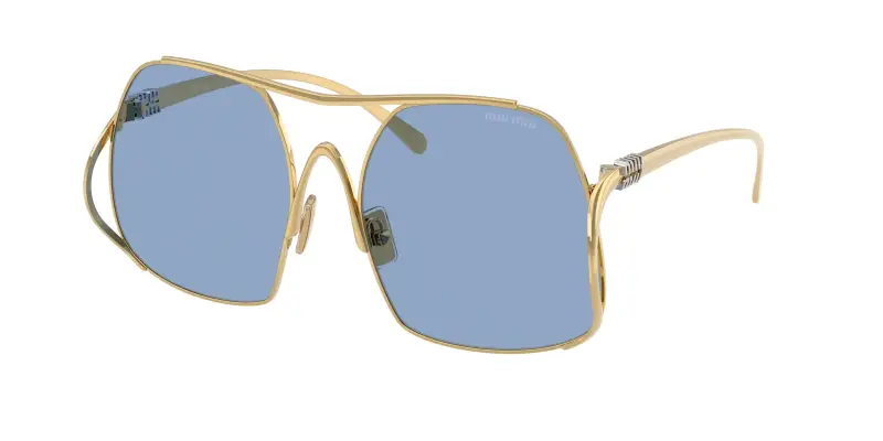 Miu Miu Occhiali da sole Donna Oro 2851983