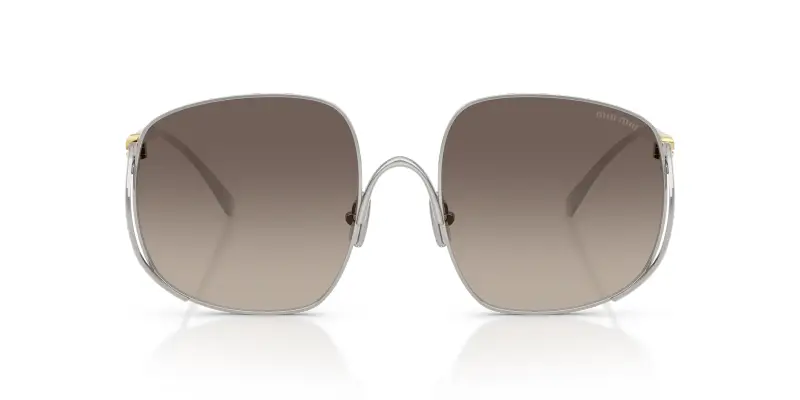 Miu Miu Occhiali da sole Donna Argento 2912261 miniatura 3