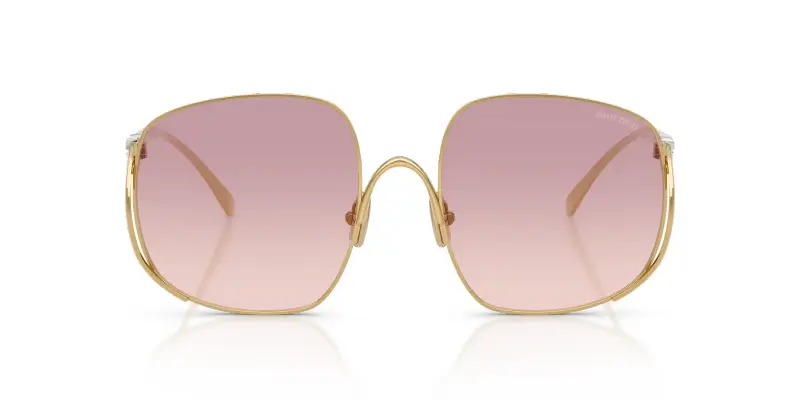 Miu Miu Occhiali da sole Donna Oro Rosa 2912822 miniatura 3