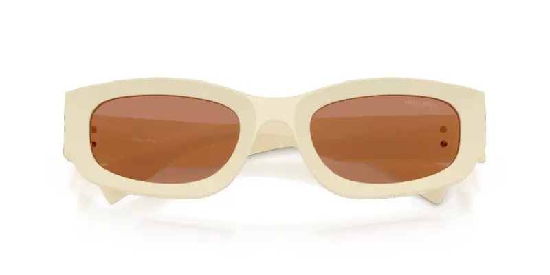 Miu Miu Occhiali da sole Donna Bianco 2912285 miniatura 2