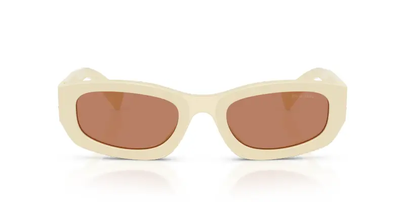 Miu Miu Occhiali da sole Donna Bianco 2912285 miniatura 3