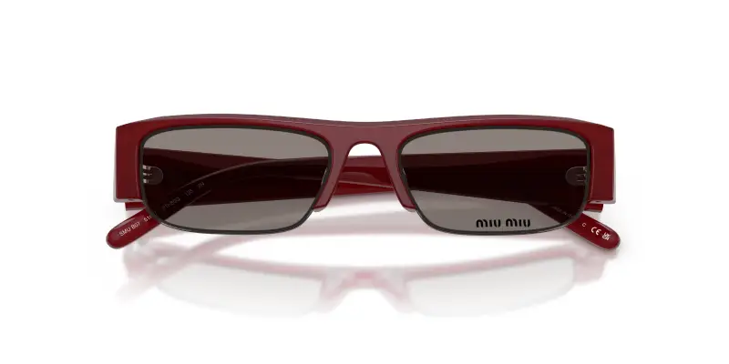 Miu Miu Occhiali da sole Donna Grigio 2913127 miniatura 2