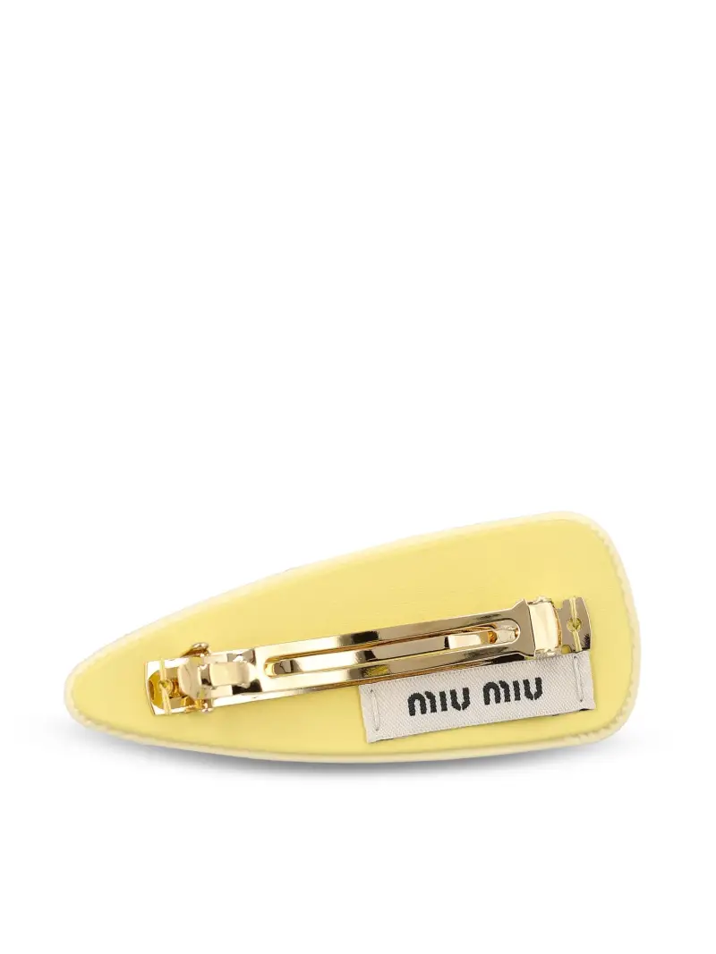 Fermaglio Miu Miu GIALLO miniatura 2