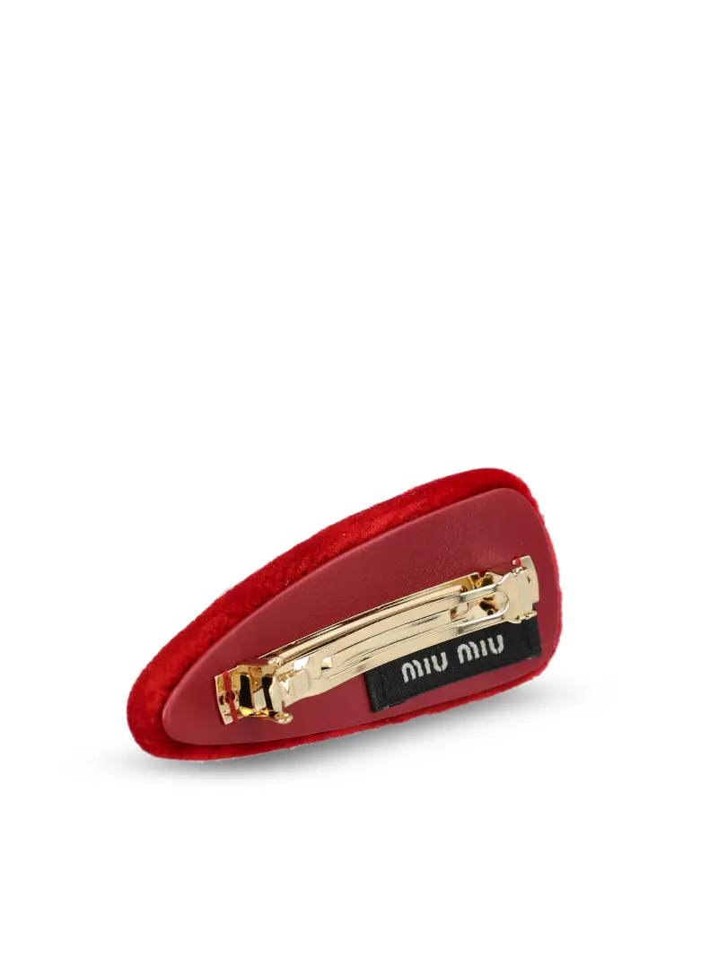 Fermaglio Miu Miu ROSSO miniatura 2