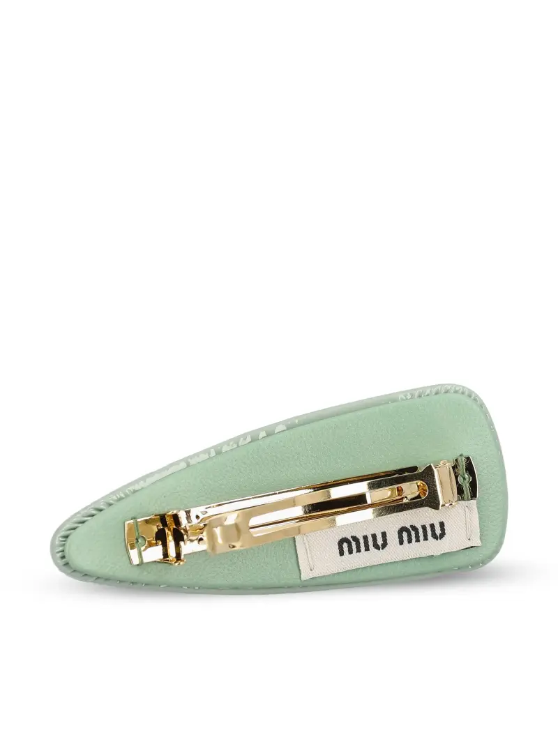 Fermaglio Miu Miu VERDE miniatura 2