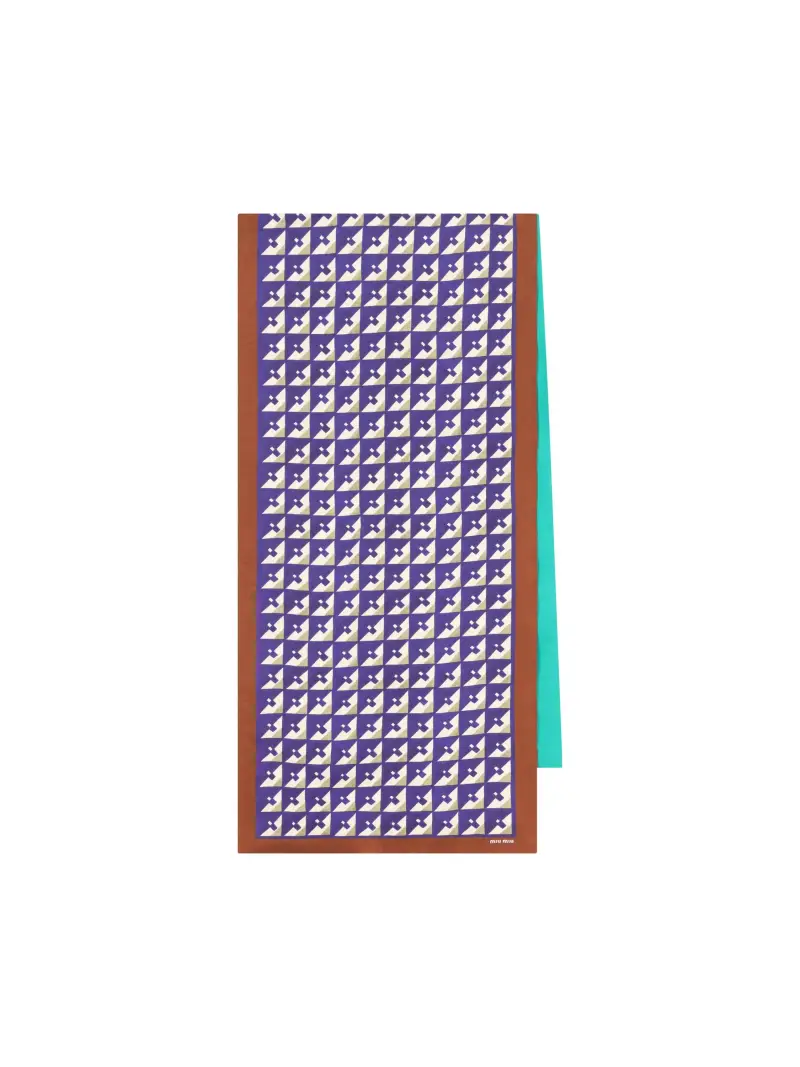 Foulard Stampato In Seta MULTICOLOR