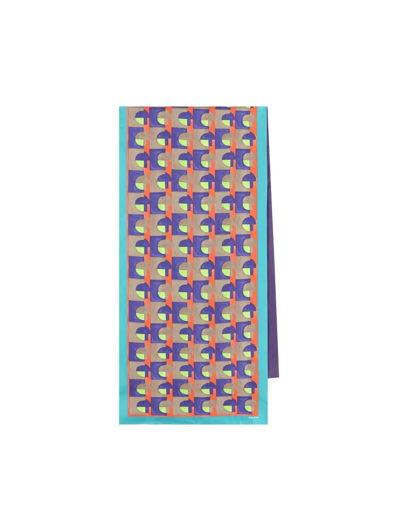 Foulard Stampato In Seta MULTICOLOR