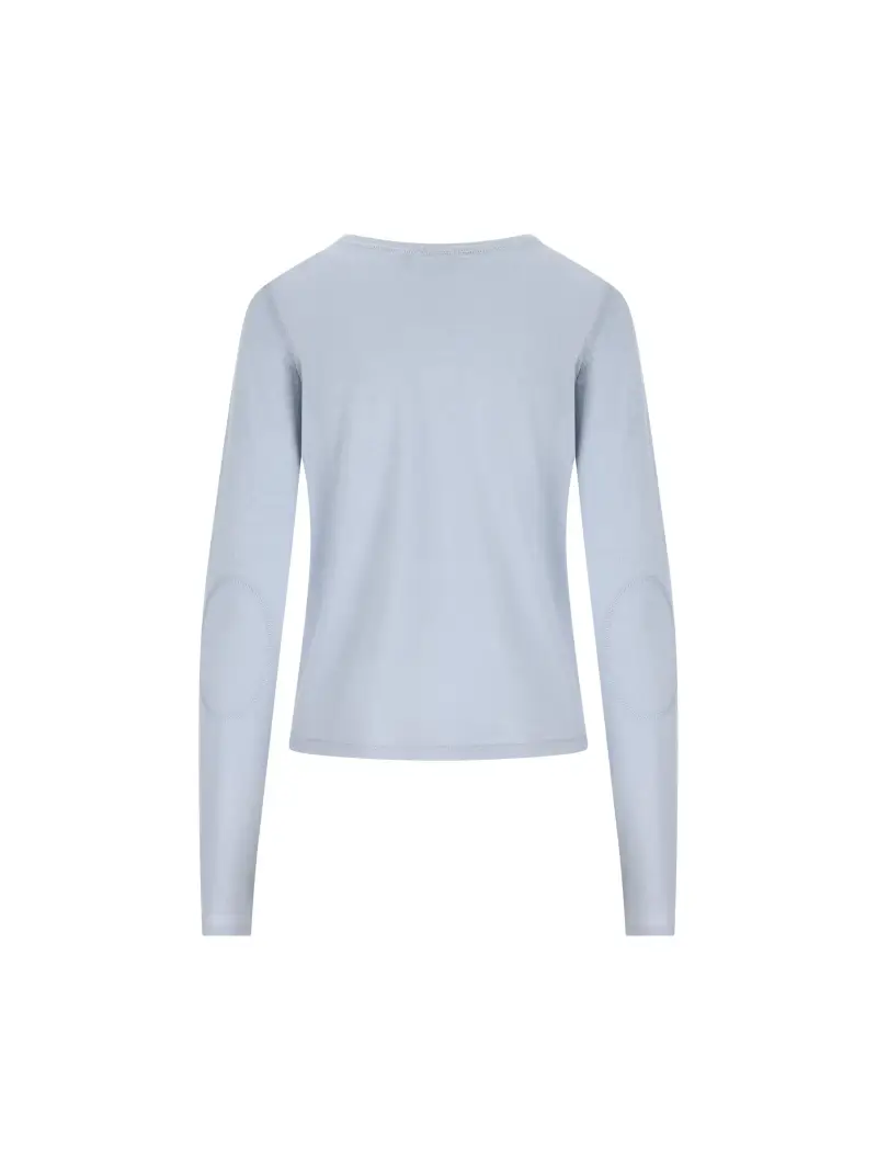 Maglia Girocollo In Cashmere AZZURRO miniatura 2