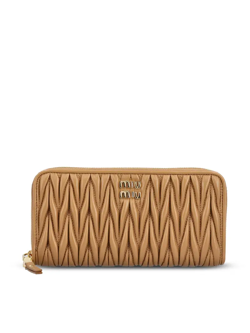 Portafoglio Grande In Nappa MARRONE