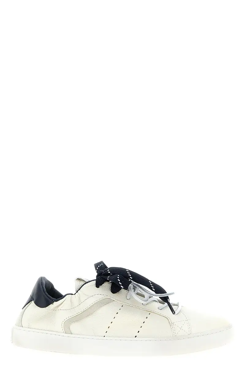 Sneaker Vitello Deco Blu