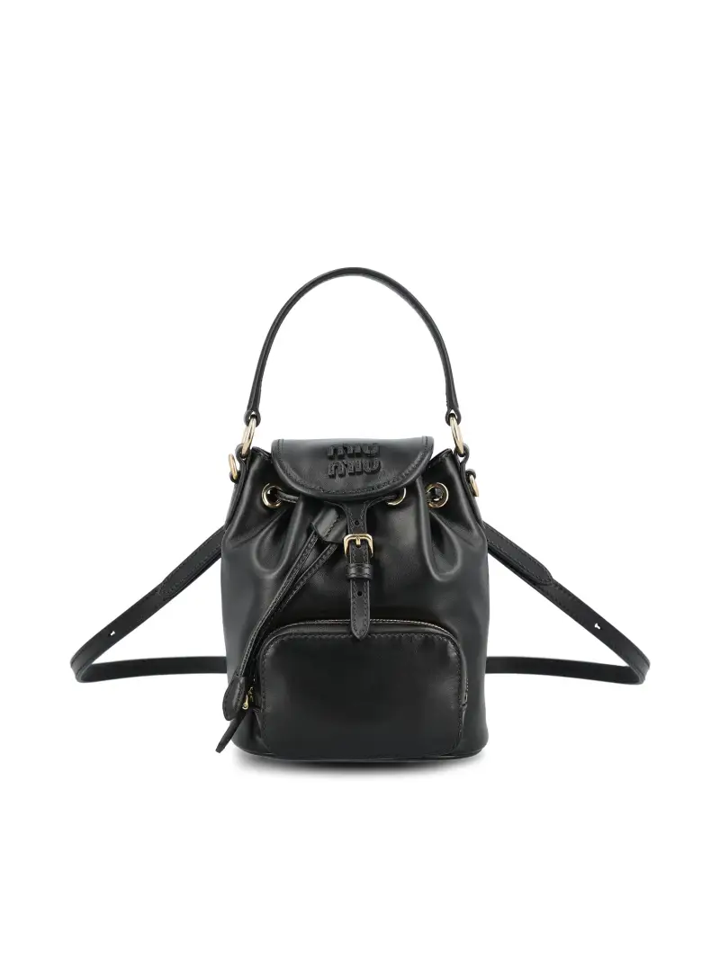 Zaino Mini In Pelle NERO