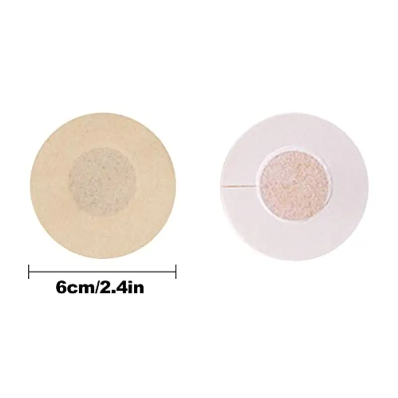 MIVAIUN 100 Paia(200 Pezzi) Copricapezzoli, Monouso per Capezzoli da Donne Uomini, Invisibile Confortevole Traspirante Petalo Seno Copre Rotonda, Autoadesivi Reggiseni Bra Pad 6 cm, Beige (100 Paia) miniatura 2