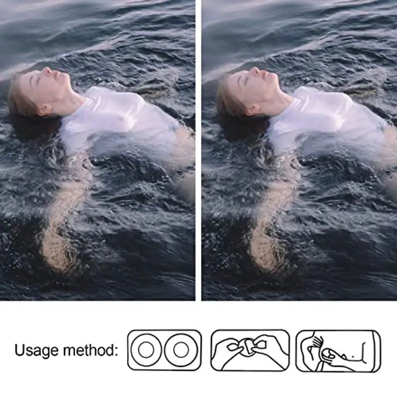 MIVAIUN 100 Paia(200 Pezzi) Copricapezzoli, Monouso per Capezzoli da Donne Uomini, Invisibile Confortevole Traspirante Petalo Seno Copre Rotonda, Autoadesivi Reggiseni Bra Pad 6 cm, Beige (100 Paia) miniatura 3