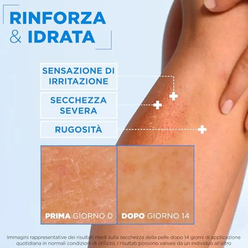 Mixa Crema Idratante Rinforzante, Per Pelli Sensibili e Molto Secche, Pelle Idratata a Fondo, Con il 10% di Ceramidi, Glicerina e Squalano, Senza Profumo, Ceramide Protect, 400 ml miniatura 3
