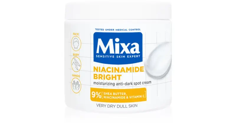 Niacinamide crema corpo illuminante e idratante 400 ml