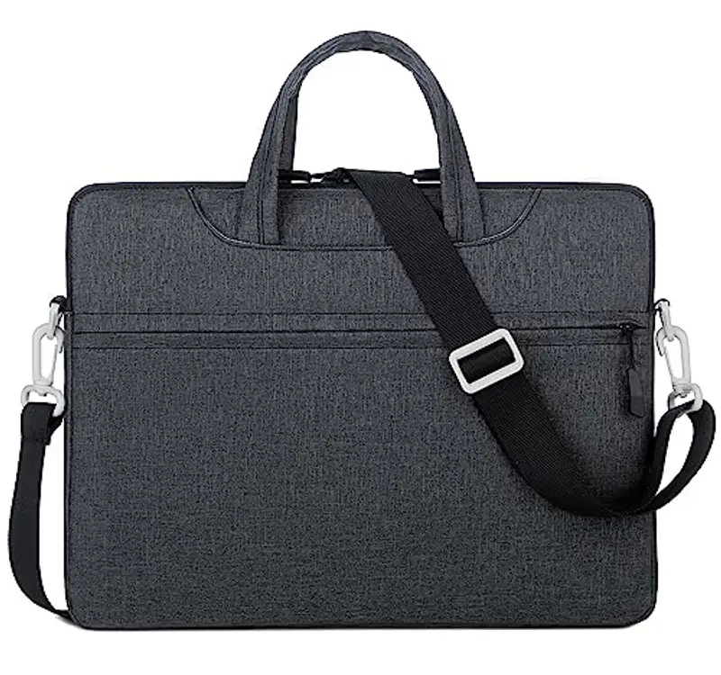 Mixroom - Borsa per PC Portatile porta Computer Custodia Zaino Laptop Custodia Notebook 14" Pollici per Lavoro Scuola Ufficio Z29 Nero