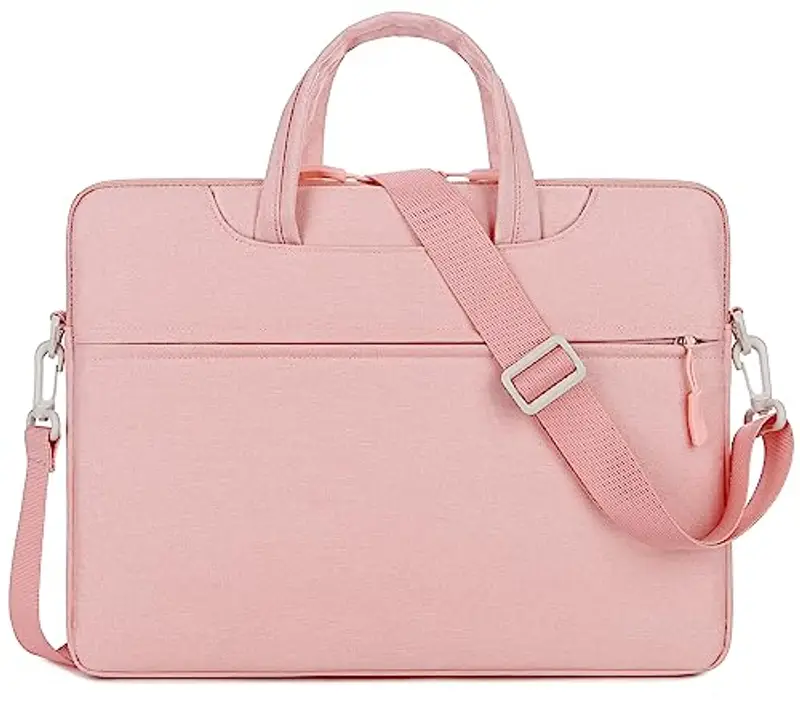 Mixroom - Borsa per PC Portatile porta Computer Custodia Zaino Laptop Custodia Notebook 14" Pollici per Lavoro Scuola Ufficio Z29 Rosa