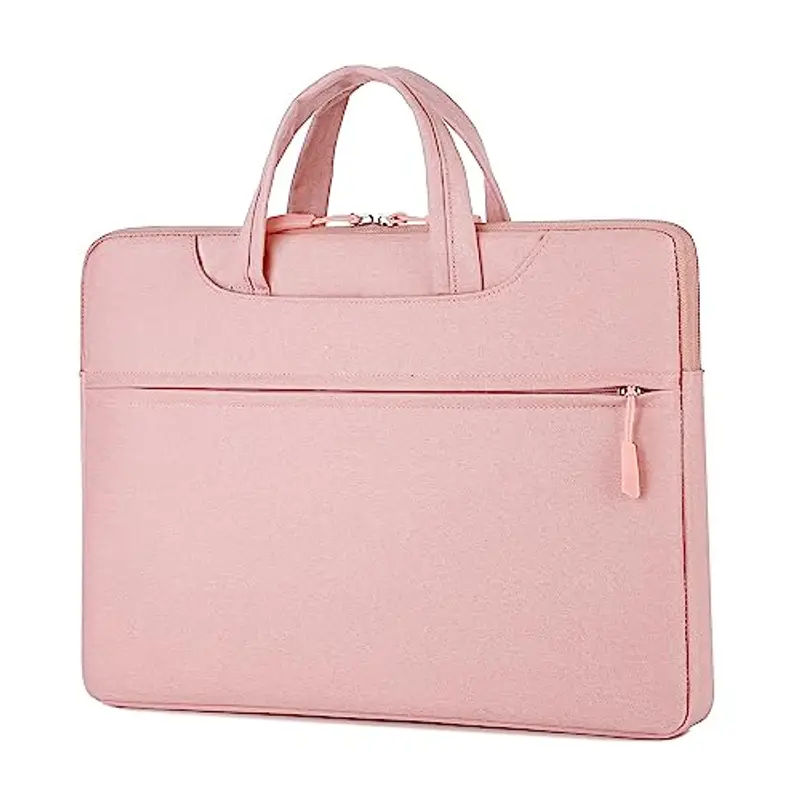 Mixroom - Borsa per PC Portatile porta Computer Custodia Zaino Laptop Custodia Notebook 14" Pollici per Lavoro Scuola Ufficio Z29 Rosa miniatura 2