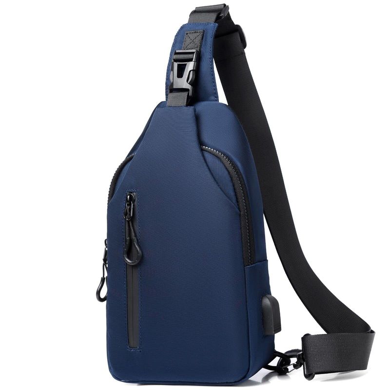 MIXROOM - Borsa Monospalla Uomo Blu