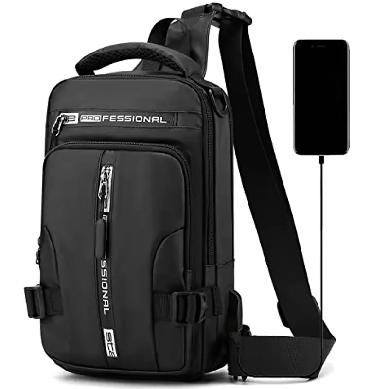 Mixroom Borsello Uomo Nero 815076