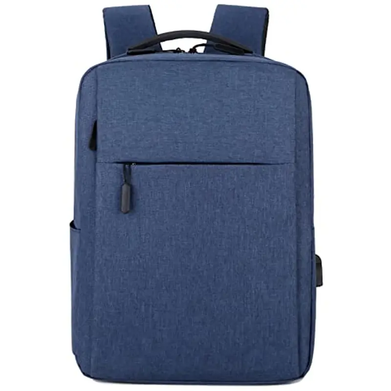 Mixroom Zaino Laptop Borsa Porta PC Portatile per Computer Custodia Notebook fino ai 15" Con Attacco USB Z8 Blu miniatura 3