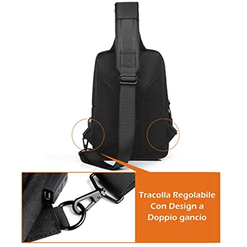 Mixroom Borsello Uomo Blu 1597550 miniatura 3