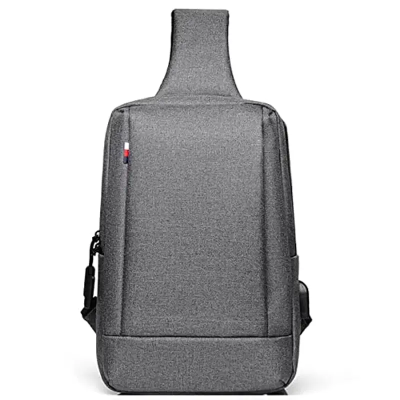 Mixroom Borsa a tracolla Uomo Grigio 1597548 miniatura 3