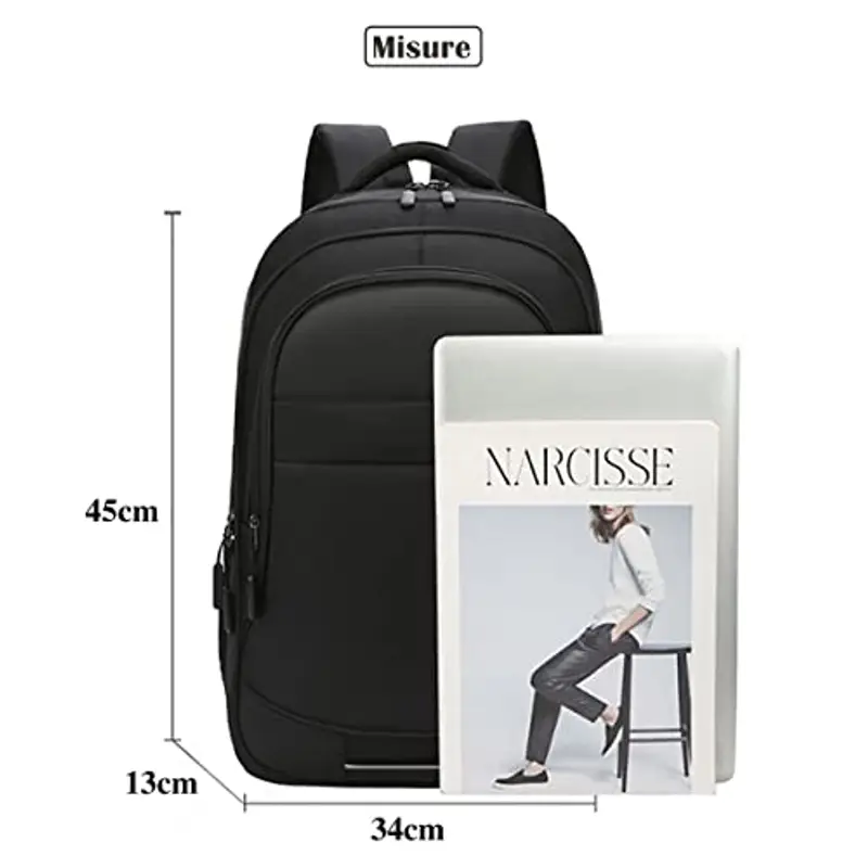 Mixroom Zaino scuola Donna Nero 797578 miniatura 2