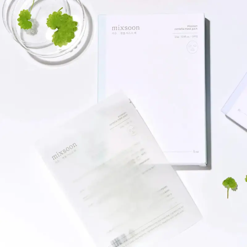 Viso centella mask pack - Maschera viso idratante, Maschera lenitiva viso miniatura 2