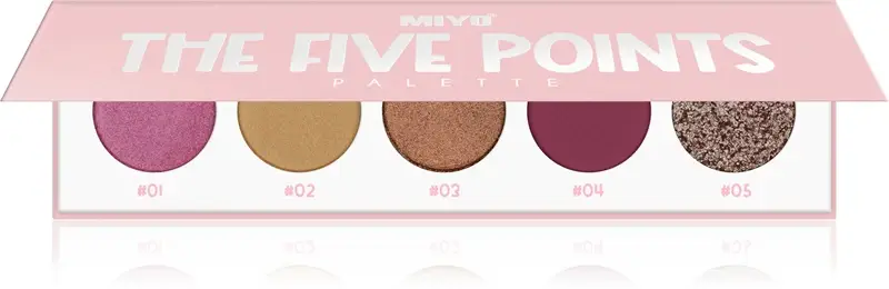 The five points palette di ombretti colore 27 Purple heart