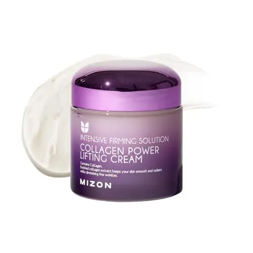 Mizon Crema Power Lifting al Collagene (75 ml) Idratante Intensiva con 75% di Estratto di Collagene Marino, Cosmetica