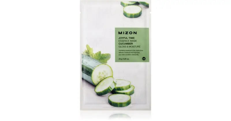 Joyful Time Cucumber maschera in tessuto illuminante e idratante 23 g