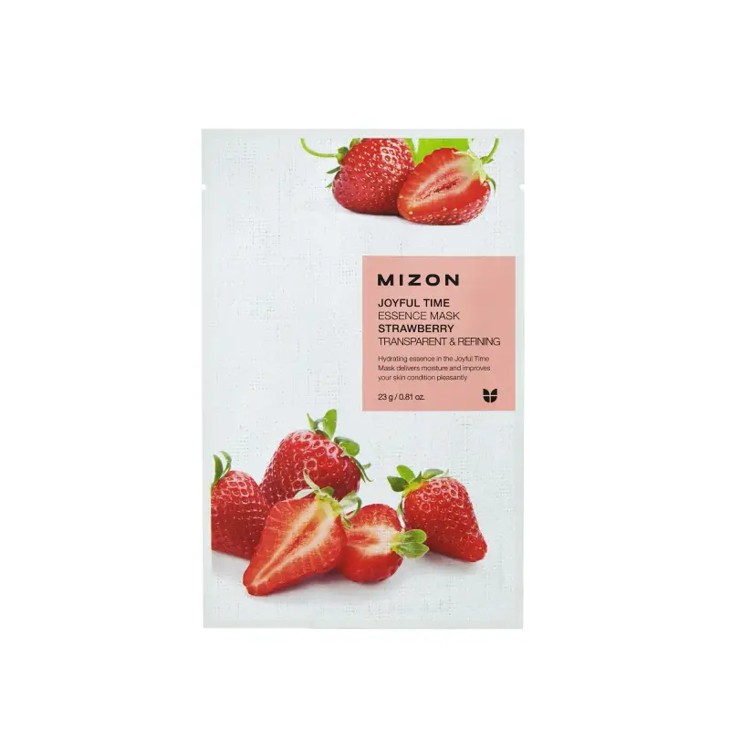 Joyful Time Essence Mask Joyful Time Essence Strawberry - Maschera viso idratante,Maschera illuminante viso