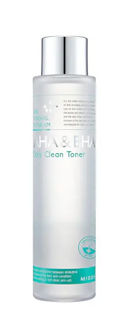 Toner esfoliante con acidi ed enzimi AHA & BHA (Daily Clean Toner) 150 ml