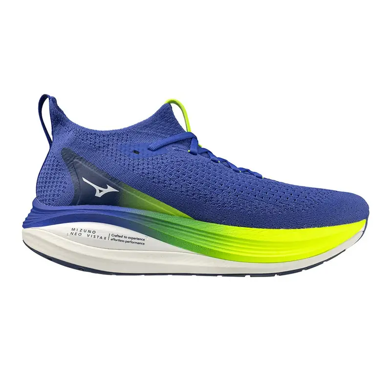Neo Vista 2 Blu Bianco Giallo - Scarpe Running Uomo EUR 44,5 / UK 10