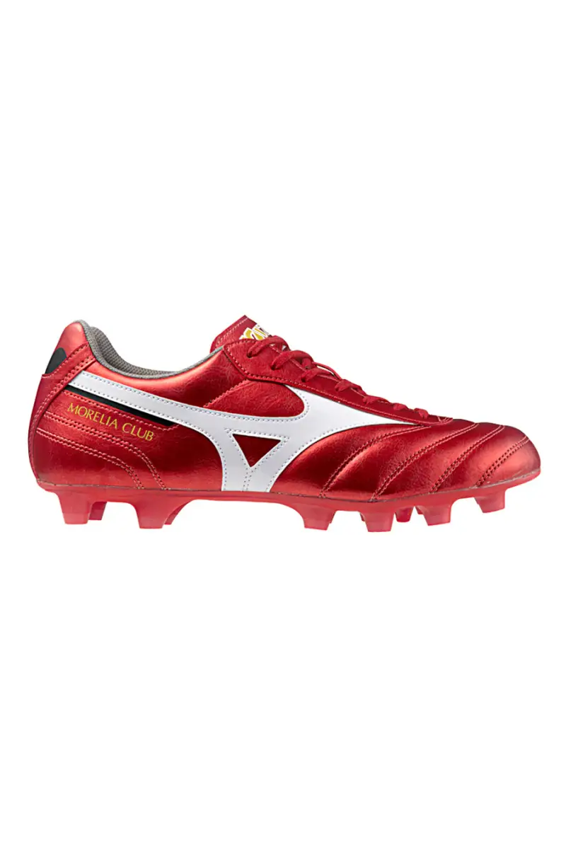 Scarpe da calcio rosse con tacchetti Mizuno Morelia II Club [ROSSO] miniatura 2