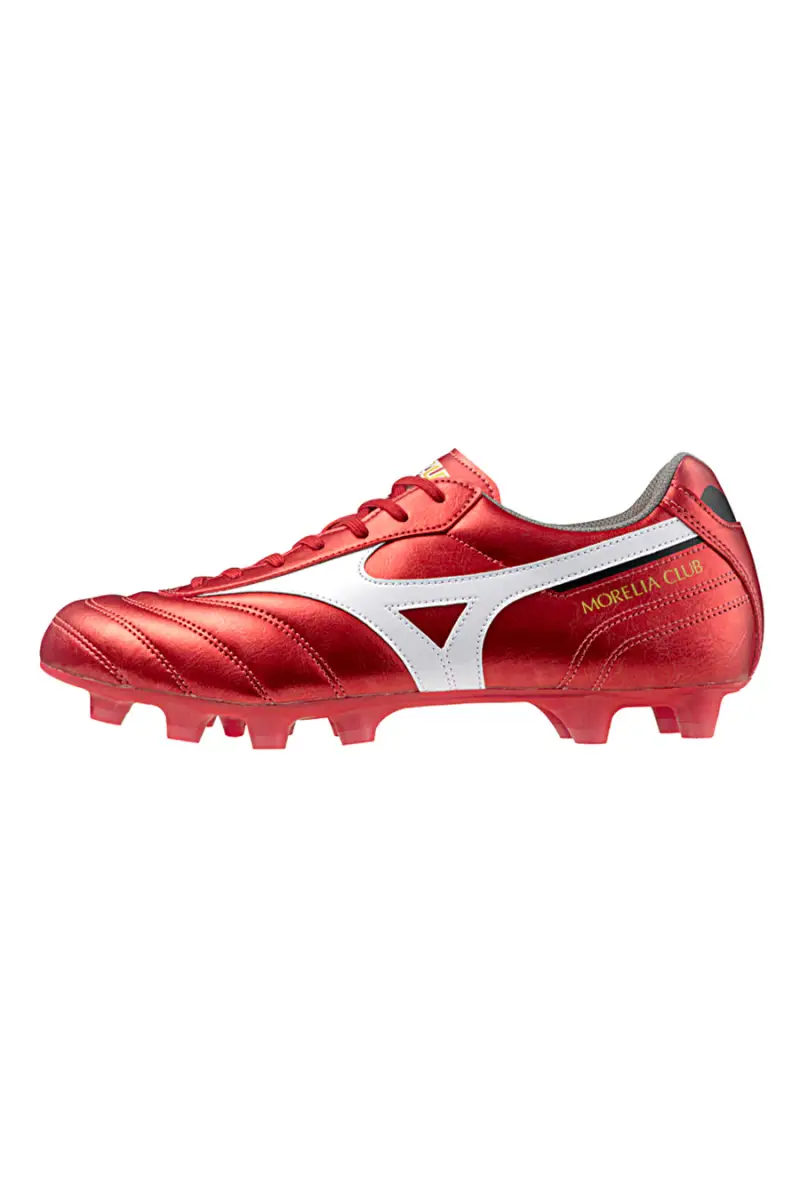 Scarpe da calcio rosse con tacchetti Mizuno Morelia II Club [ROSSO]