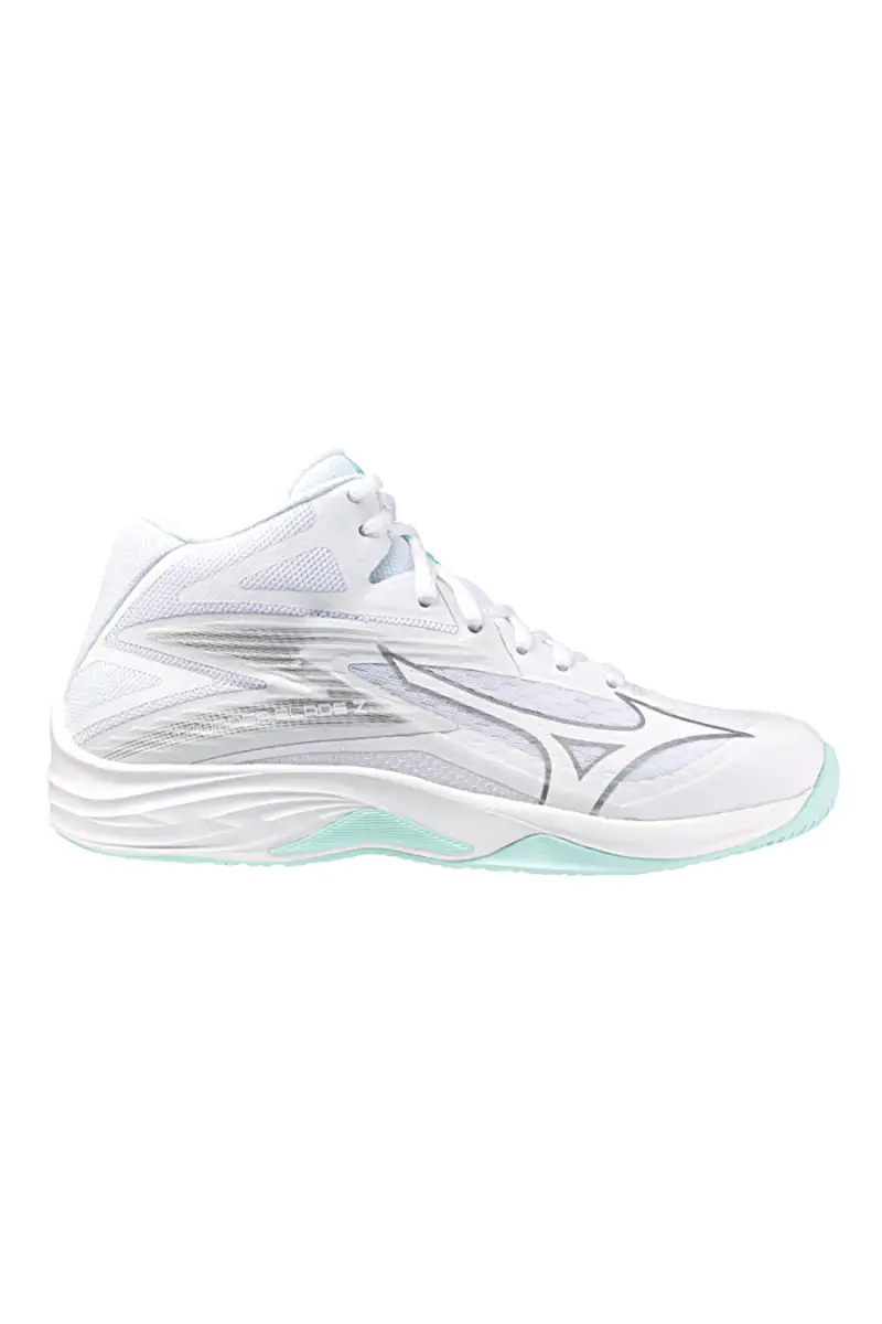 Scarpe da pallavolo bianche mid-cut ammortizzate Mizuno Thunder Blade Z MID [ND]