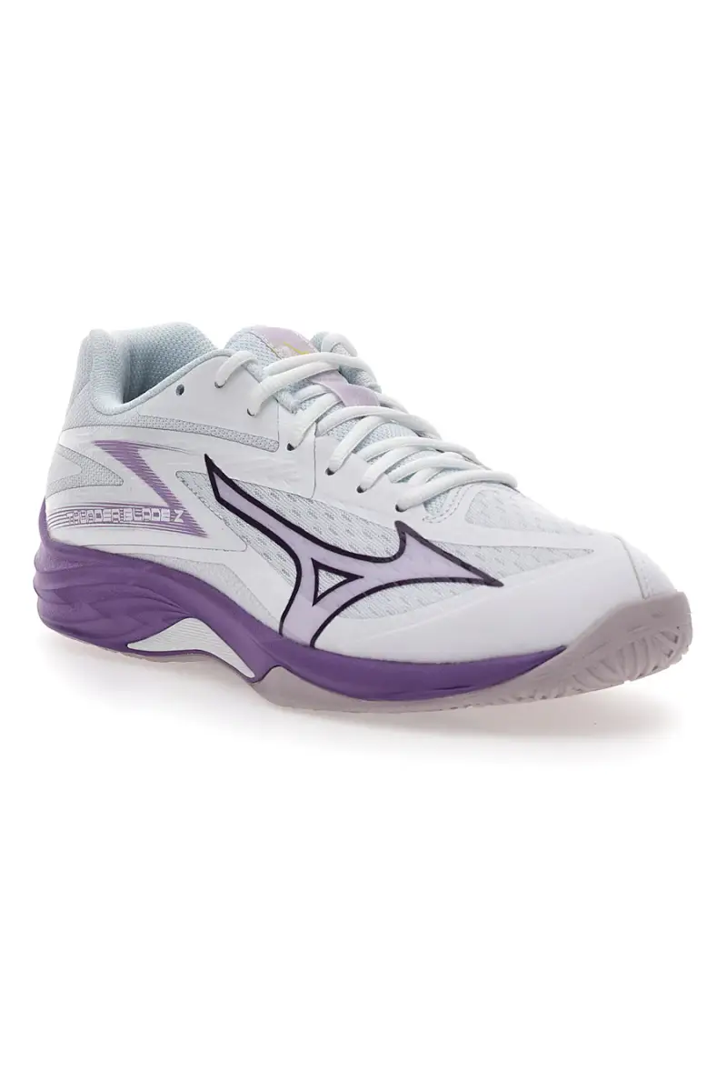 Scarpe da Volley Bianche e Viola Mizuno Thunder Blade Z [BIANCO miniatura 2