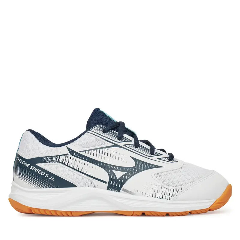 Scarpe indoor Mizuno Cyclone Speed 5 JR V1GD251157 Bianco