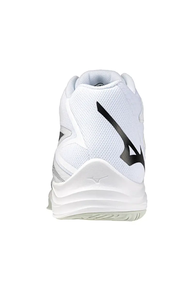 Scarpe sportive bianche ammortizzate Mizuno Thunder Blade Z MID [BIANCO] miniatura 5